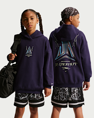 Ja Big Kids' Club Fleece Oversized Hoodie. Nike.com